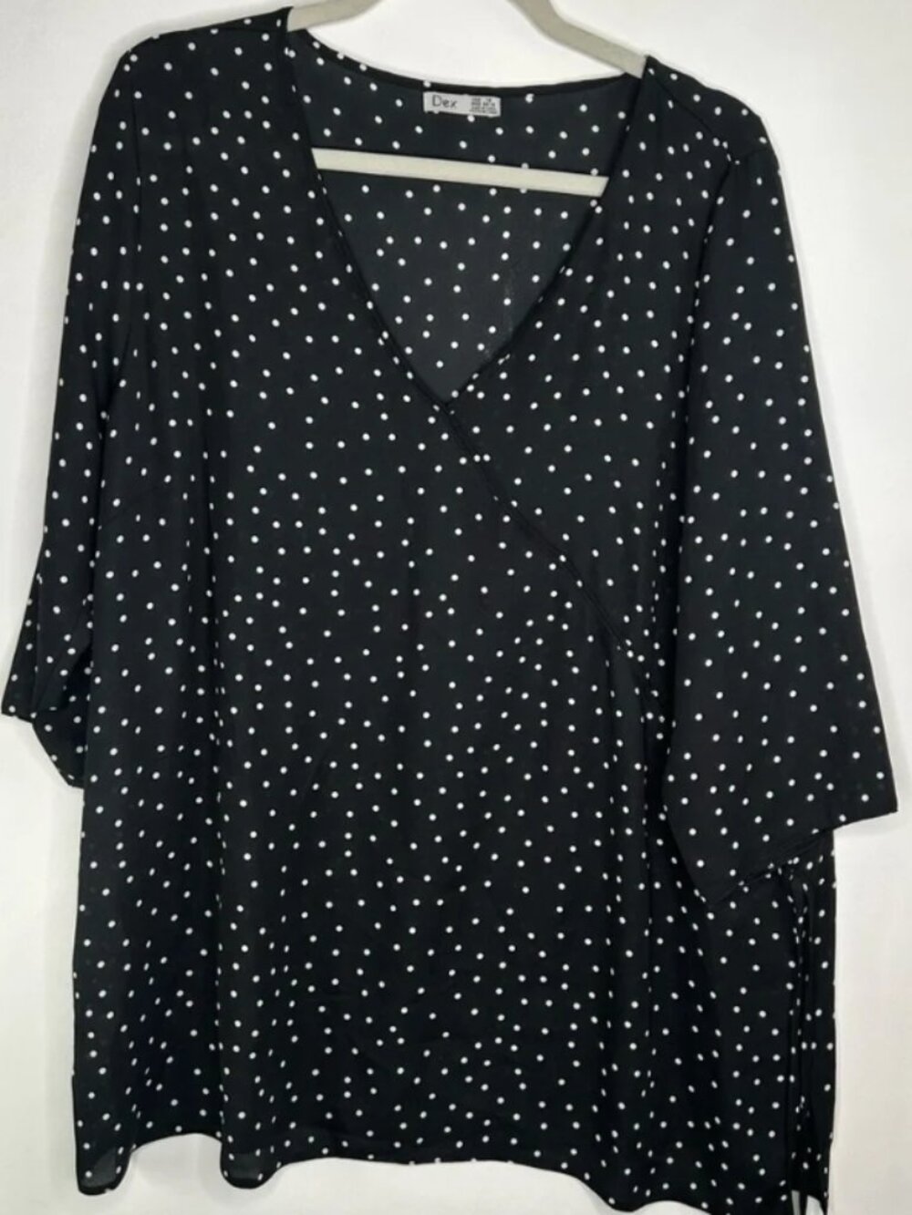 Dex Polkadot Blouse 1X
